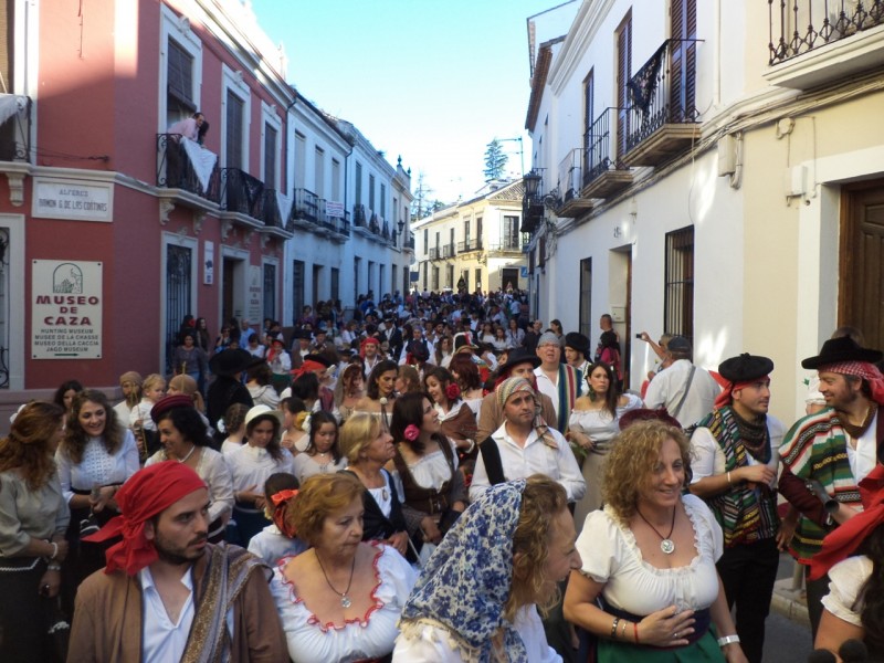 Parading through Casco Histórico
